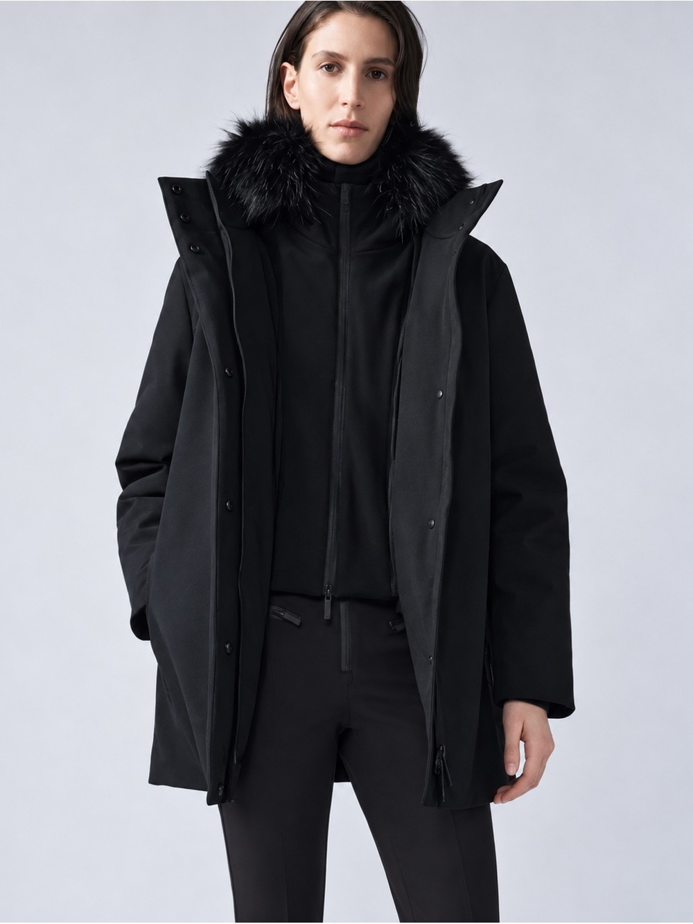 NWT Zara Black Ski & Snow Jacket